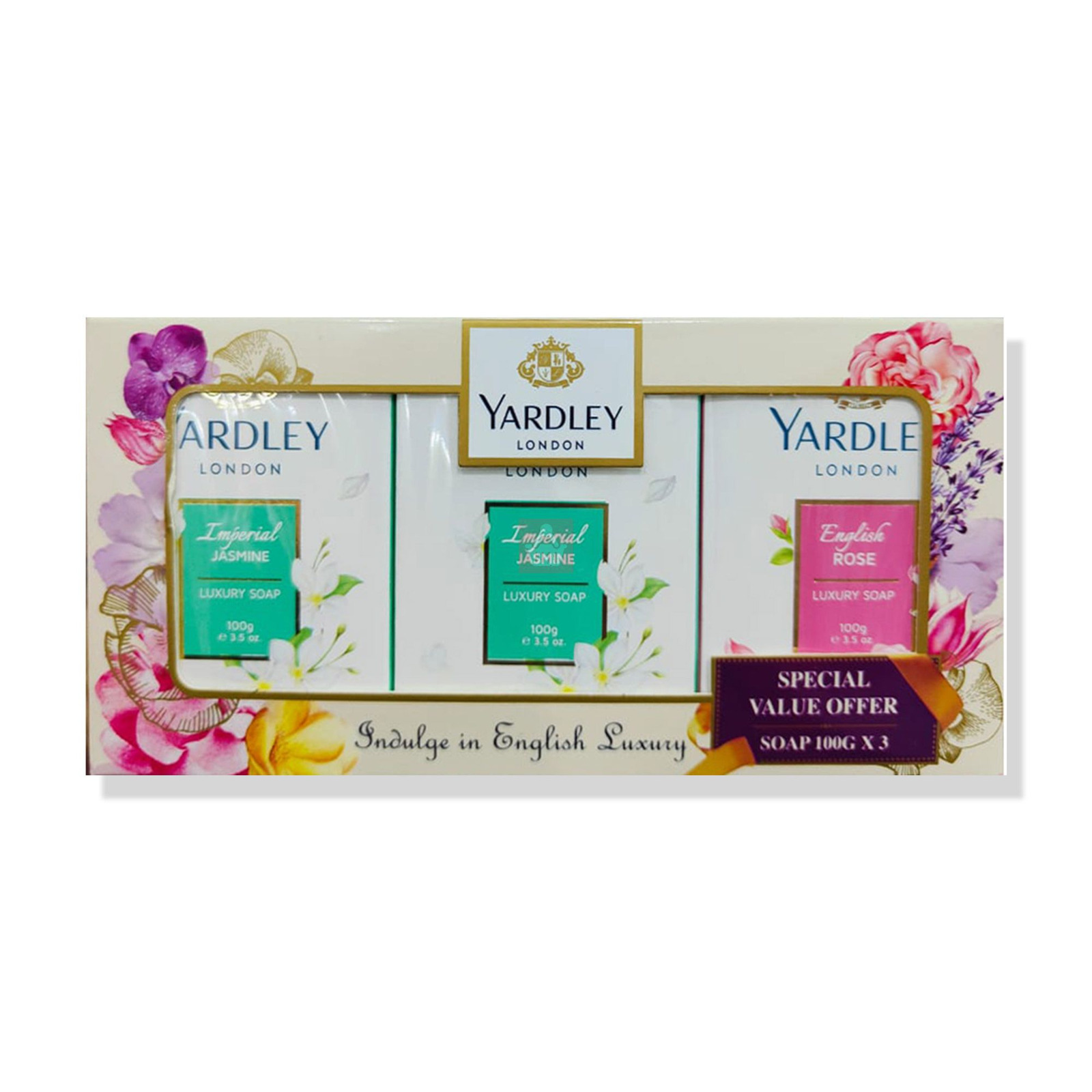 Picture of Yardley Soap Multi Pack 3pcs soap 300g LONDON