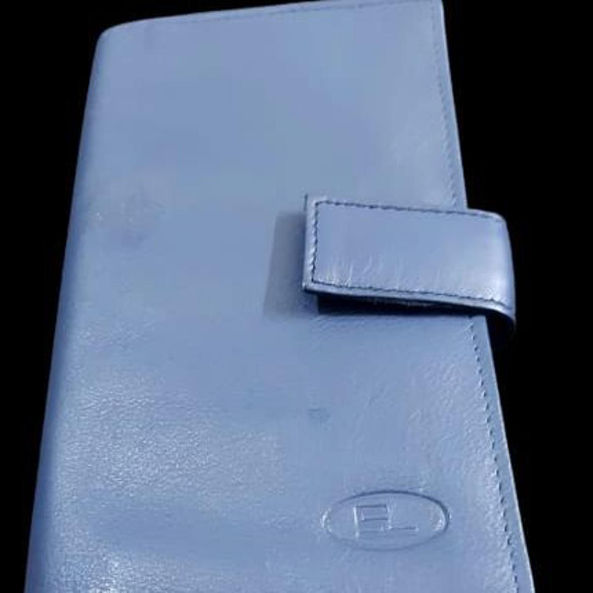Picture of Sreeleathers GENTS  MOBILE  LEATHER WALLET BLUE