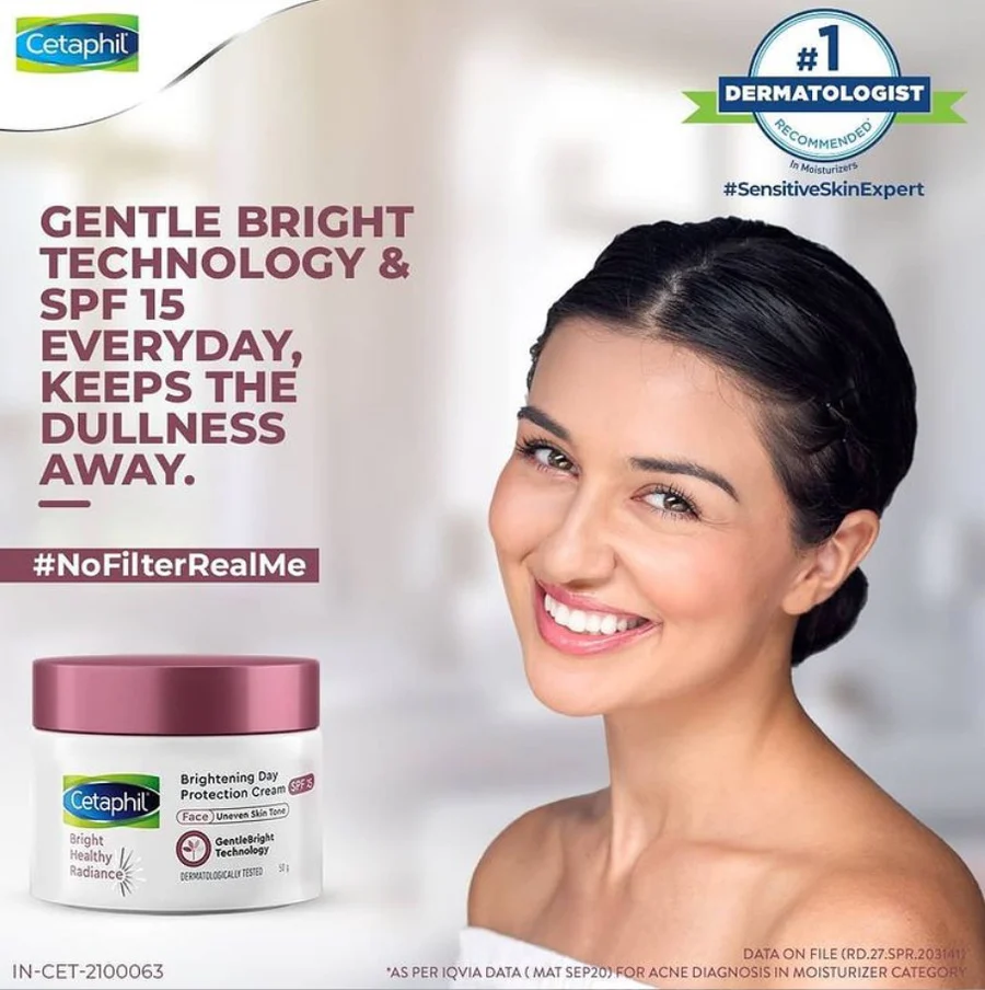 Picture of Cetaphil Bright Healthy Radiance Brightening Day Cream SPF15  50g INDIAN
