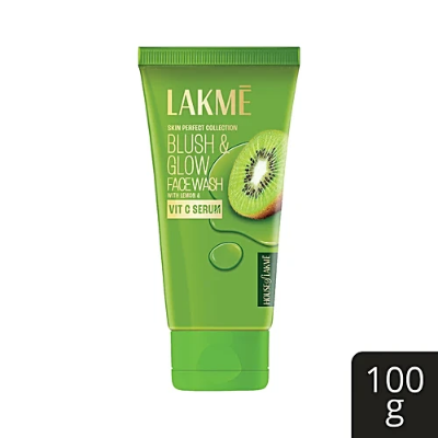 Picture of Lakme Blush and Glow Refreshing Kiwi Facewash with Vitamin C Serum 100g INDIAN