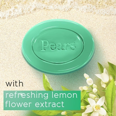 Picture of Pears Transparent Soap Pure and Gentle with Lemon Flower Extracts 125gm DUBAI