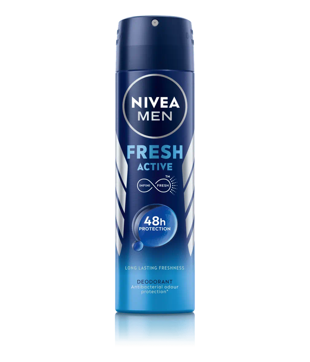 Picture of Nivea Men Deodorant Fresh Active 48h Long lasting Freshness - 150ml INDIAN