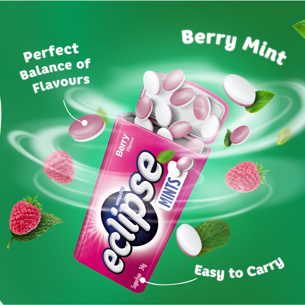 Picture of Eclipse Sugar Free Mints Berry Flavour 35g MALAYSIA