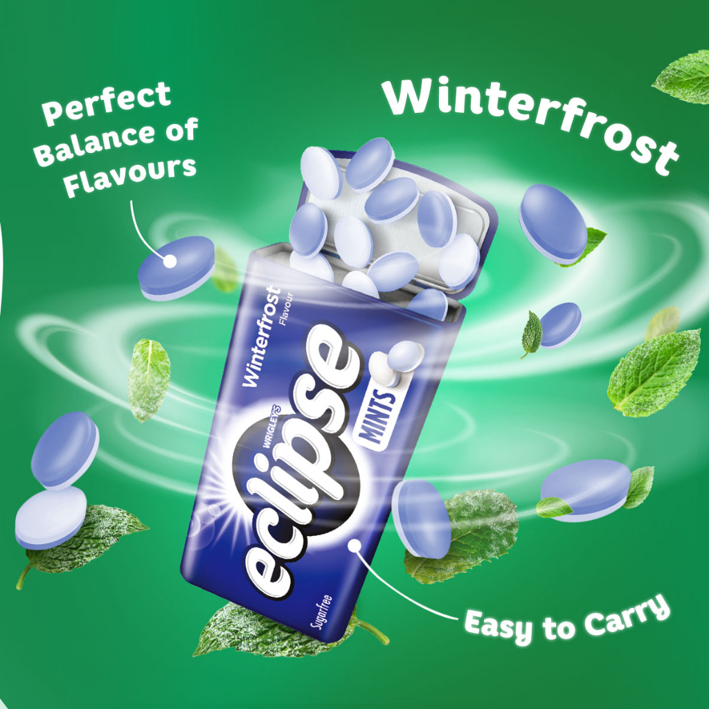 Picture of Eclipse WinterFrost Mints Flavour 35g Sugar Free Gum MALAYSIA