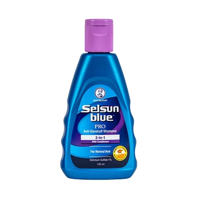 Picture of Selsun Blue Pro 2 in 1 Anti-Dandruff Shampoo 120ml USA