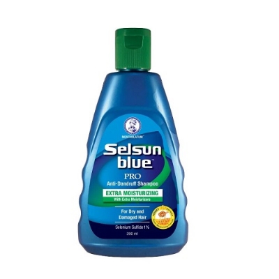 Picture of Selsun Blue Pro Extra Moisturising Anti-Dandruff Shampoo for Dry & Damaged Hair 200ml USA