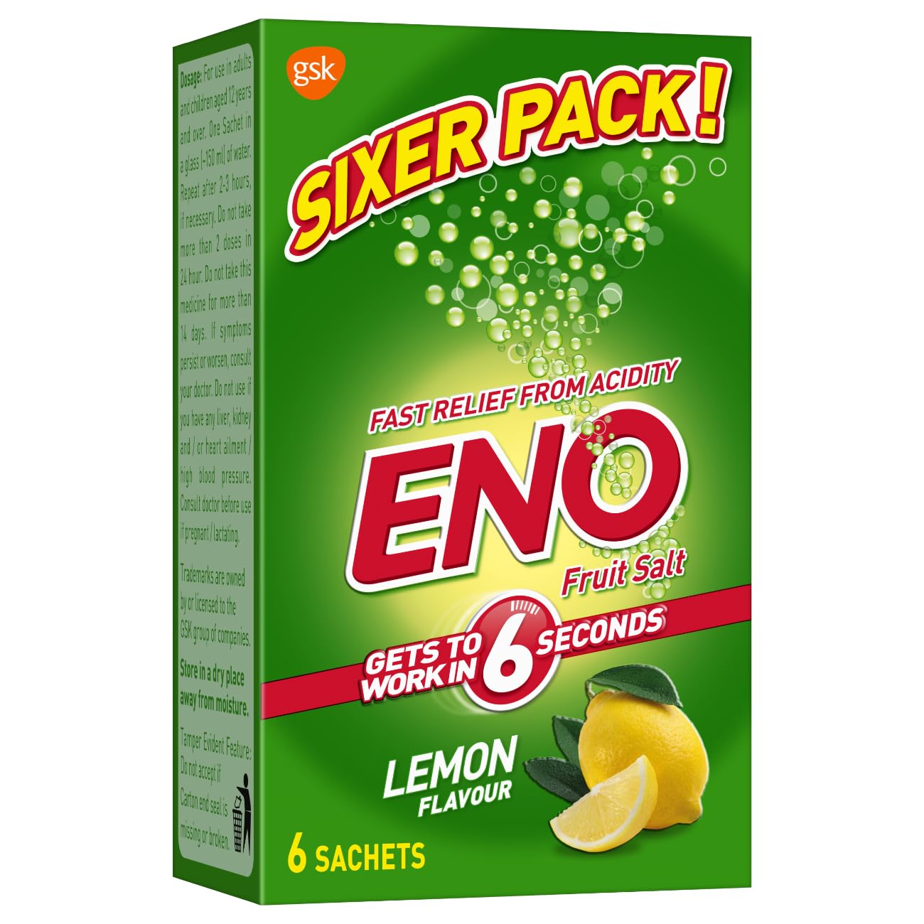 Picture of ENO Lemon Multipack Digestive Fruit Salt 5g x 30N Box 150g INDIAN