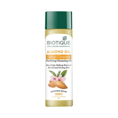 Picture of Biotique Bio Almond Oil Soothing Face and Eye Makeup Cleanser 120ml INDIAN