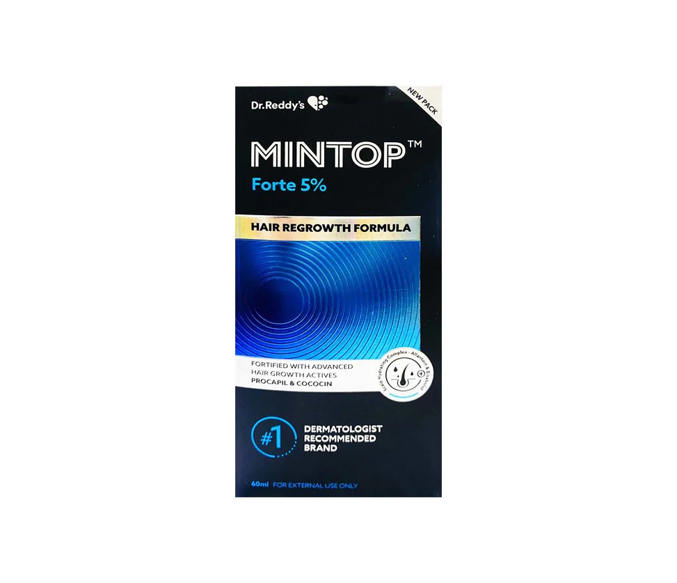 Picture of Mintop USP 5% Dr Reddy's Minoxidil Hair Restore Formula 60ml INDIAN
