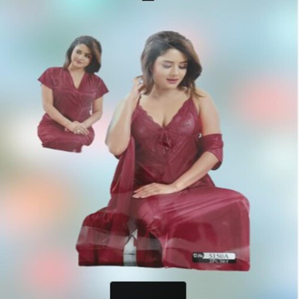 Picture of Night Dres ,Fashionable Stylish and Comfortable (2 Part) dress  (Free size) INDIAN