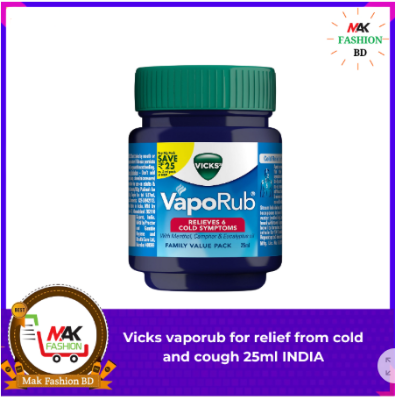 Picture of Vicks vaporub for relief from cold and cough 25ml  INDIAN