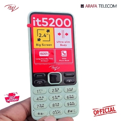 Picture of itel 5200 Feature Phone with Big Screen 2.4 inch Display (Multi Color)