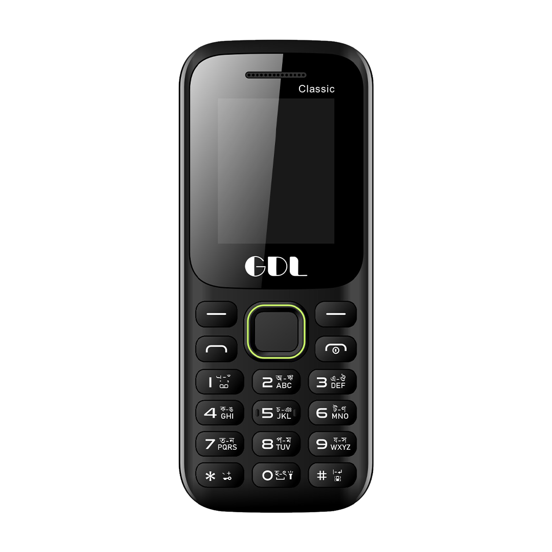 Picture of GDL Classic Feature Phone with 1000 mAh Long Lasting Battery and 1000 Phonebook (Multi Color)