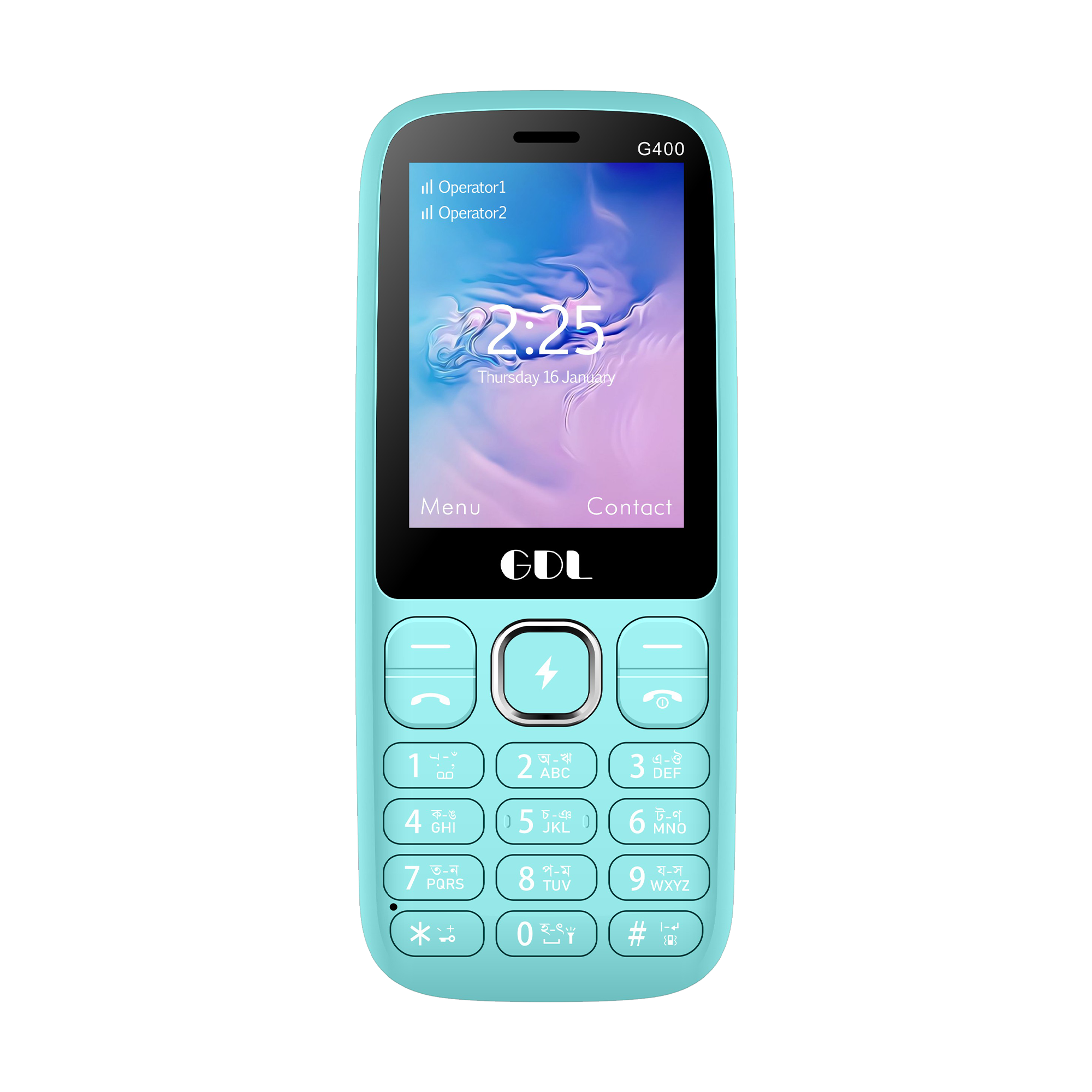 Picture of GDL G400 Feature Phone with 1400 mAH Battery (Multi Color)