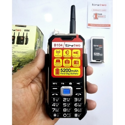Picture of Bytwo B104 Power Bank Feature Phone with Antena and 5000 mAH Battery (Multicolor)