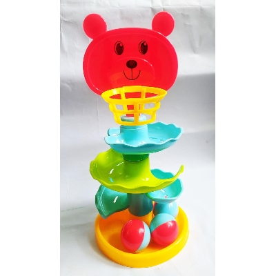 Picture of 3 Layer Ball Drop and Roll Swirling Tower for Baby and Toddler Development Educational Toys