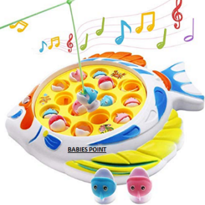 Picture of Fishing Board Game Toy for Kids with Music (15 Fish) 