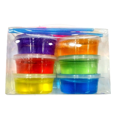 Picture of Magic slime 6 colors / set crystal mud Gag Prank Novelty Toy Practical Joke trick Toys fun Slime Cleaning Glue