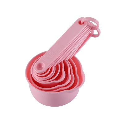 Picture of 8Pcs Set Measuring Spoons Plastic Measure Spoon