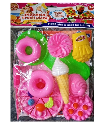 Picture of China Pizza Food Toys Set Cutting Fruit VEGETABLE-CUTTER Set Cooking Food Play Kitchen Kits Early Educational Toys For Toddlers Boys Girls Kids