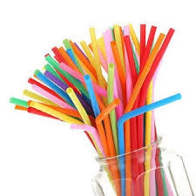 Picture of Drinking Flexible Straws - 100pcs (Multicolor)