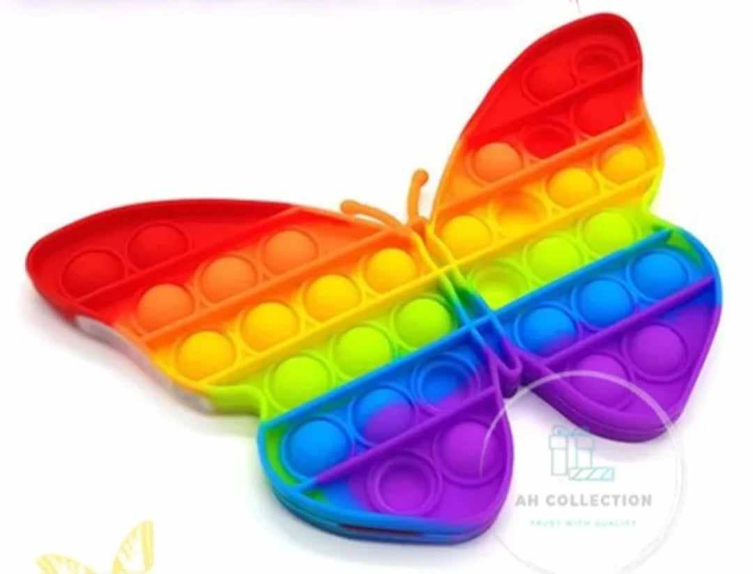 Picture of 1 X Push Pop Bubble Fidget Sensory Toy, Silicone Puzzle Game Toys Squeeze Sensory Toy for Kids, Family, Friend Rainbow Toys For Kids - Baby Toys - Toy - Teddy Bear