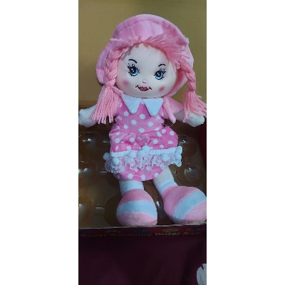 Picture of Cute Looking Smiling Doll Stuffed SOFT PLUSH DOLL Love Girl for Kids Baby with Cap 12+ inc