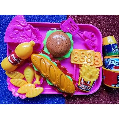 Picture of Fast Food Burger Toy Set 20pcs For Kids