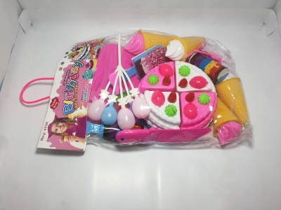 Picture of New Kids Birthday Cake Cutter Playhouse Kitchen Toy Set