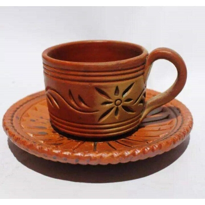 Picture of matir cup Clay glass - 1 piece - Coffee Mug