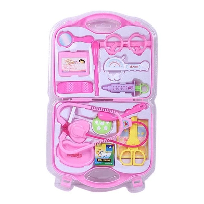 Picture of Plastic Doctors Toy Set - Pink No Ratings1 Answered Questions