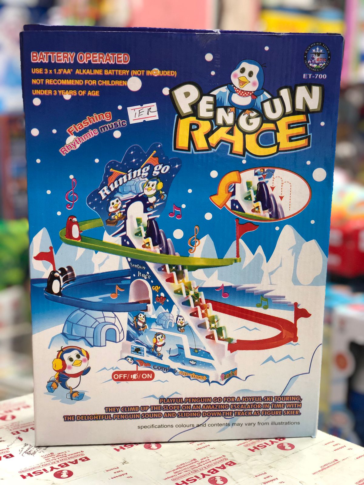 Picture of Penguin Race Frisk Paradise With Track Music & Light baby toys Penguin Race Frisk Paradise with Track Music & Ligh