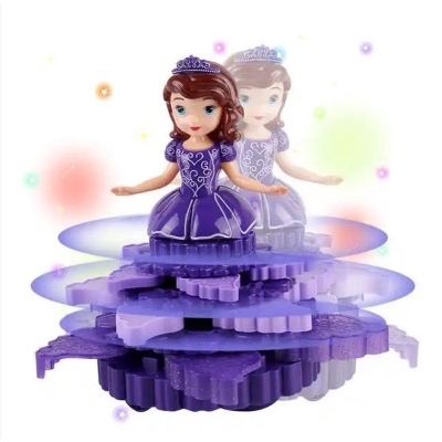 Picture of Dancing Doll For Girls Rotating Flashing Lights With Music Doll