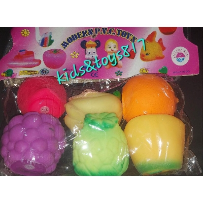 Picture of MORDEN P V C TOY  FRUITS SET