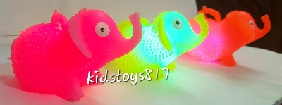 Picture of Silicon Elephant  Toys Baby , Soft Lighting Animal Toy-1 Pcs