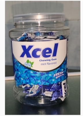 Picture of Xcel Chewing Gum Mint Flavor 100 Pcs 1 Jar