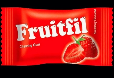 Picture of Fruitfil Chewing Gum box- Strawberry