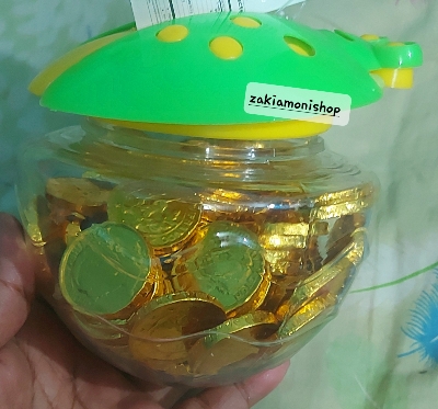 Picture of Chocolate Gold Coin with jar - 100 Piece