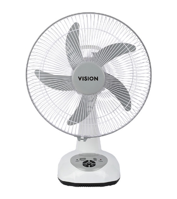Buy Vision Rech. Table Fan-14''(White)-USB ChargerOnline at Best Price in Bangladesh