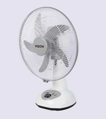 Buy Vision Rech. Table Fan-14''(White)-USB ChargerOnline at Best Price in Bangladesh