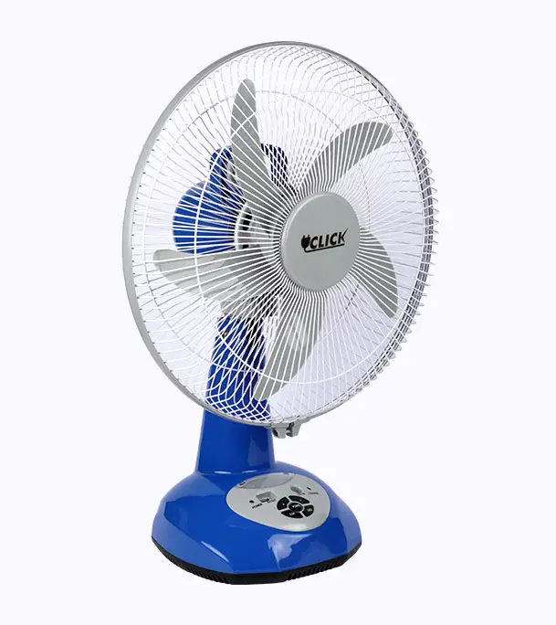 Buy Click Rech. Table Fan-14''(Blue)-USB Charger Online at Best Price in Bangladesh