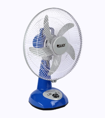 Buy Click Rech. Table Fan-14''(Blue)-USB Charger Online at Best Price in Bangladesh