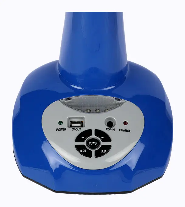 Buy Click Rech. Table Fan-14''(Blue)-USB Charger Online at Best Price in Bangladesh