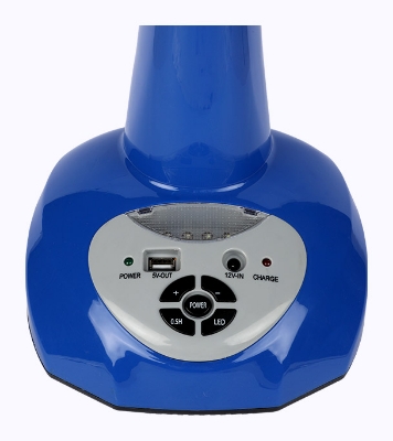 Buy Click Rech. Table Fan-14''(Blue)-USB Charger Online at Best Price in Bangladesh