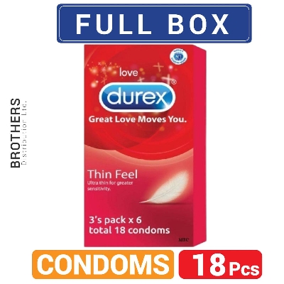 Picture of Durex - Thin Feel Condom - Full Box - 3x6=18pcs - Condom