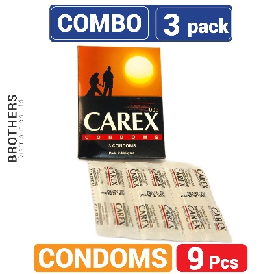Picture of Carex Classic Condoms 3 Pack Combo- 9 Pcs - Condom - Condom