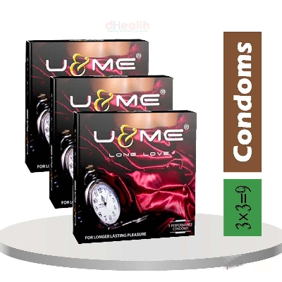 Picture of U&Me - Long Love Condom - Combo Pack - 3 Packs - 3x3=9pcs