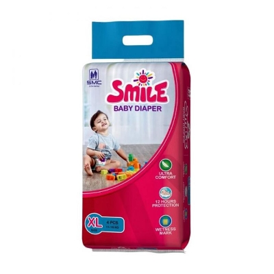 Picture of Smile Baby Diaper - Extra Large (XL) (11-18 kg) - 4 pcs