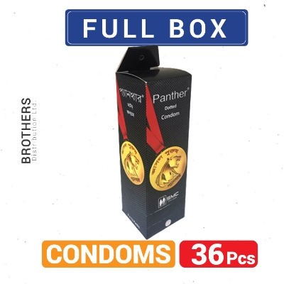 Picture of Panther_Dotted Condoms - Full Box - 3x12= 36pcs Condom
