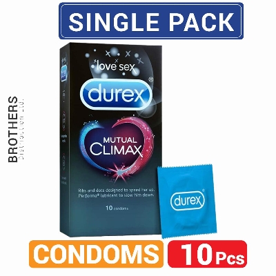 Picture of Durex Mutual Climax Dotted & Ribbed Condom 10pcs Pack (Made in India) - Condom